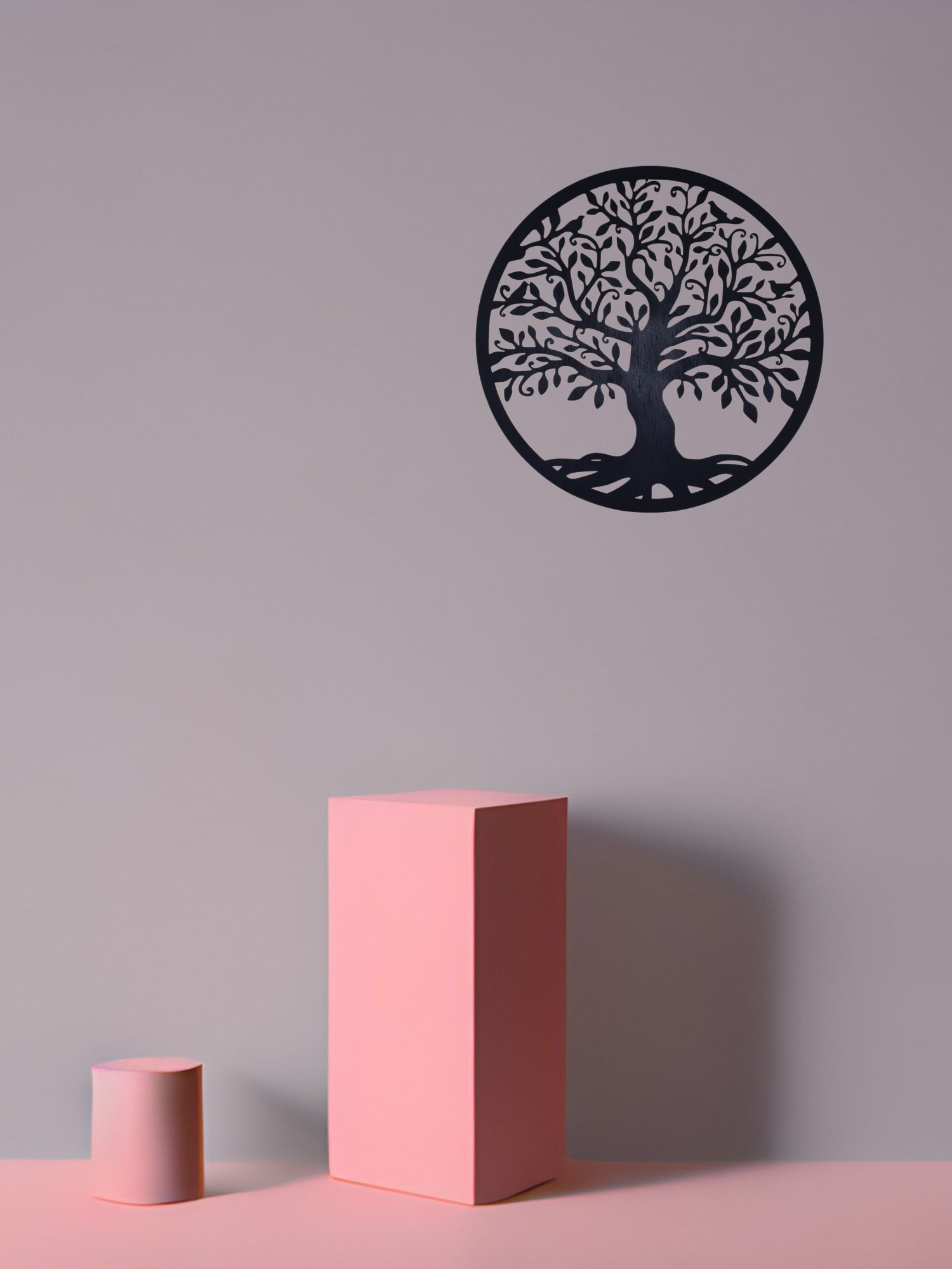 Houten Wanddecoratie –Levensboom (38 cm) - Afbeelding 2